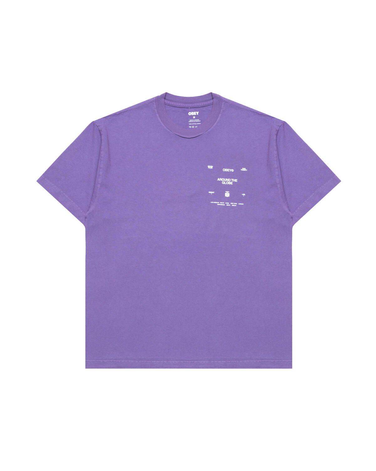 Obey AROUND THE GLOBE TEE | 167924096-PIB | AFEW STORE